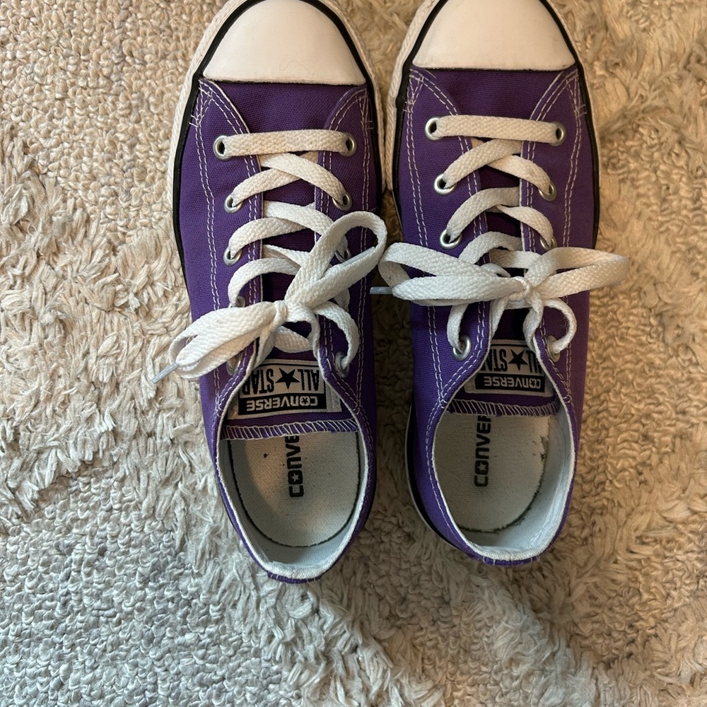 Converse Chuck Taylor Low-Top Sneakers - Electric Purple - Picture 4 of 8